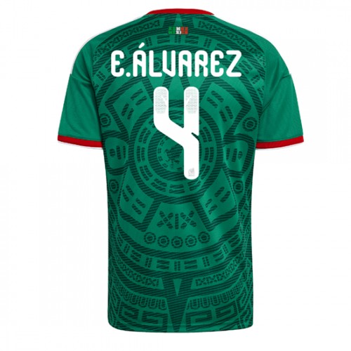 Meksiko Edson Alvarez #4 Kotipaita MM-kisat 2026 Lyhythihainen